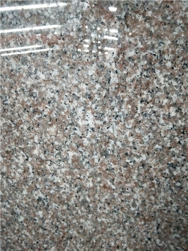 G635 Pink Granite Small Slabs Tiles Polished Flamed