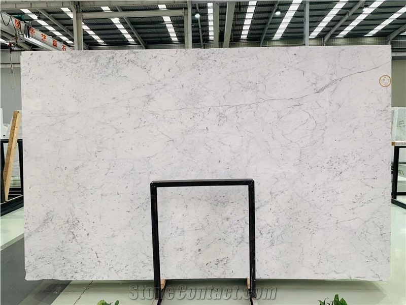 Italy Import Statuario Carrara Marble 1.8Cm Thickness Slabs