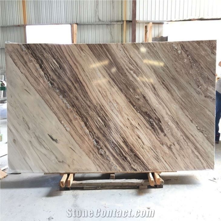 Palissandro Bronze Marble Bookmatched Slab Tiles