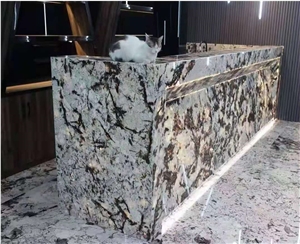 Splendor White Granite Reception Desk Top