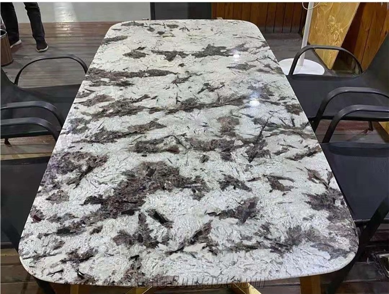 Splendor White Granite Reception Desk Top