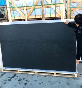 Natural Black Sandstone Slabs, Sandstone Black