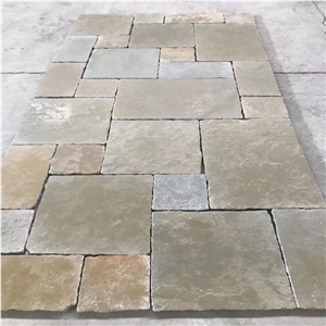 Yellow Limestone French Pattern Limestone Pattern Tile