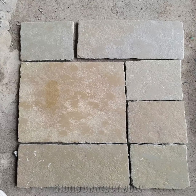 Yellow Limestone French Pattern Limestone Pattern Tile