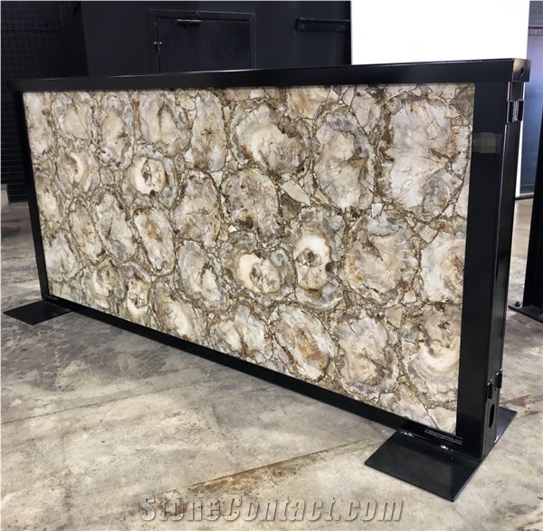 Large-Slab Marble Granite Stone Sample Exhibition Stand