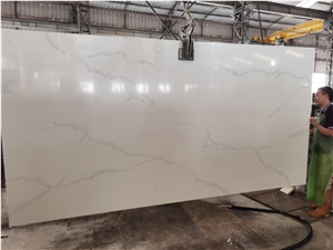 Artificial Quartz Slab For Kitchen Bathroom Countertop