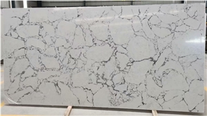 Calacatta Grey GS200327-1 Quartz Slab For Tile&Countertop