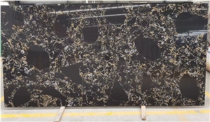 Popular Quartz Black Marble Pattern For Wall Cladding/Tiles