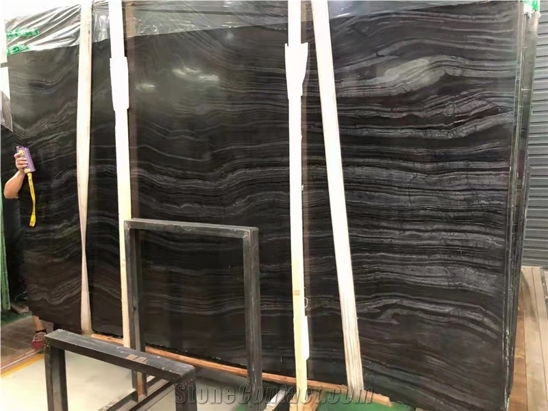 Silver Wave Black Marble For Floor/Kitchen/Bathroom