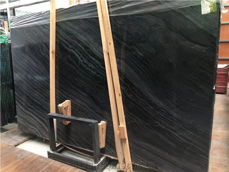 Silver Wave Black Marble For Floor/Kitchen/Bathroom