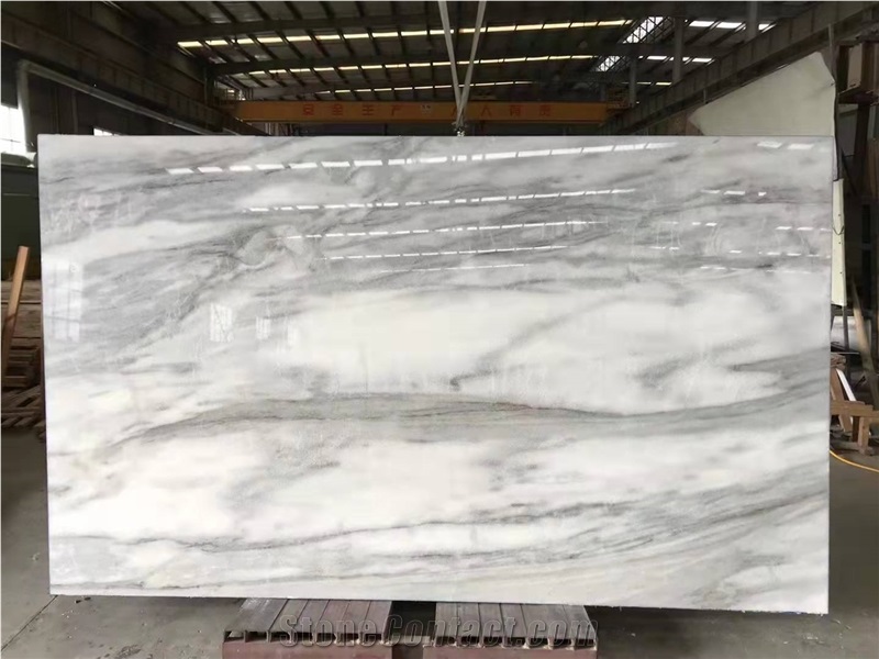 Greece Seas Clouds White Marble Polished Slabs & Tiles