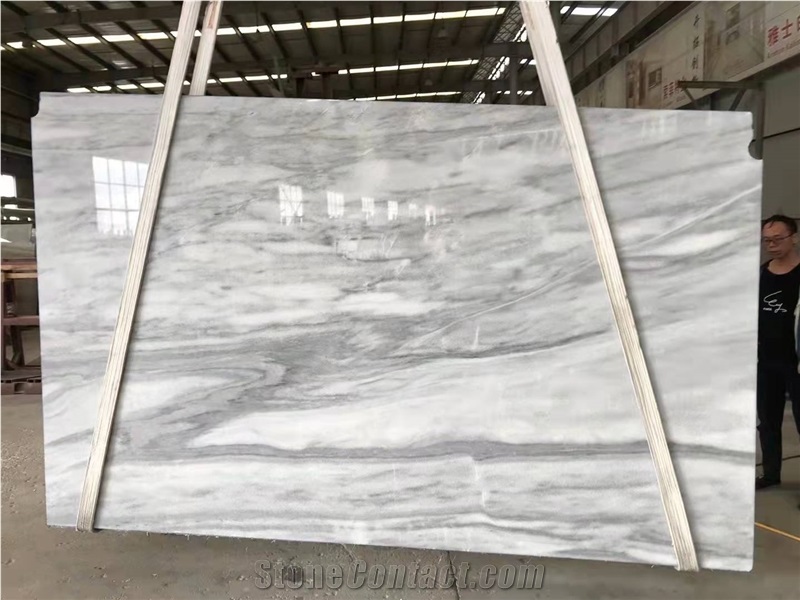 Greece Seas Clouds White Marble Polished Wall Tiles