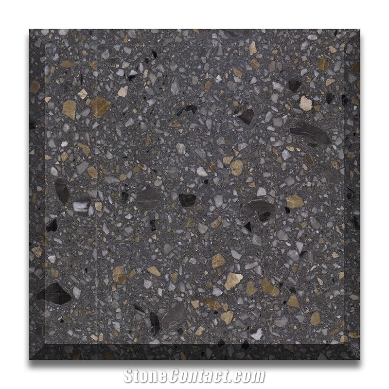 Natural Artificial Stone Panel Precast Terrazzo Tile Slab
