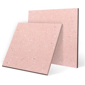 Pink Terrazzo Small Grain Floor Tile Cement Wall Tile