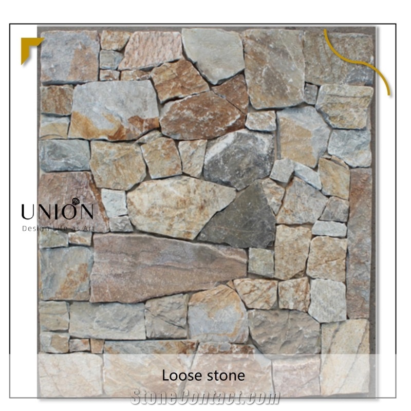 Dry Stack Stone Wall Form Natural Culture Stone