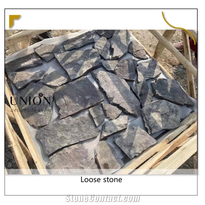 Loose Stone Veneer For Fireplace Exterior Wall Cladding