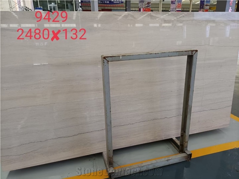 China SERPEGGIANTE Beige Marble Slabs Ginkgo Wooden Marble