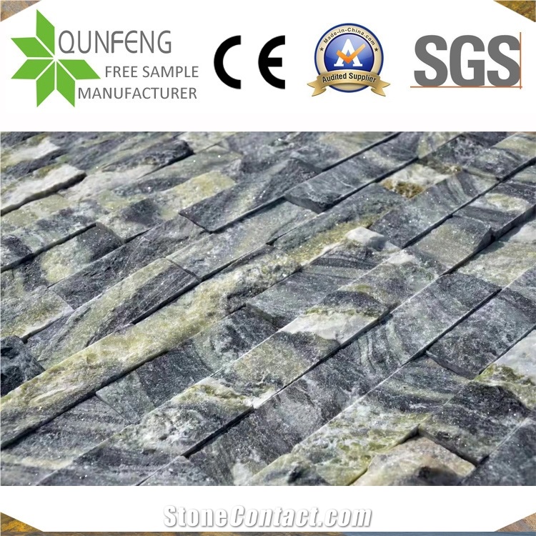 China Natural Split Face Culture Stone Marble Wall Tile