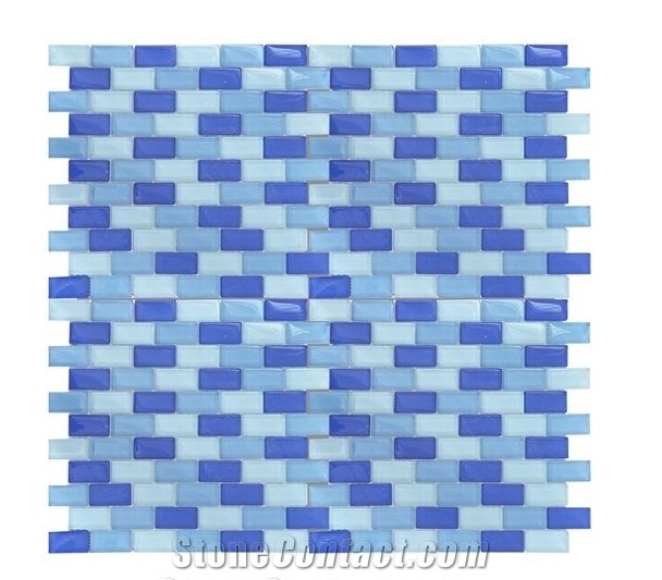 Glass Mosaic Tiles Mosaic Stone For Bathroom Swimming Floor