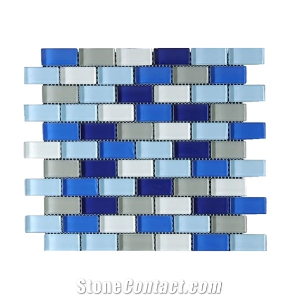 Indoor Wall Decoration Glass Mosaic Tiles