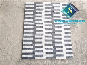 Black & White Marble Combination For Wall Design