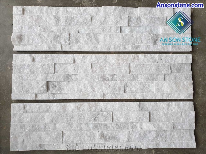 Crystal White Marble Wall Panel Tile
