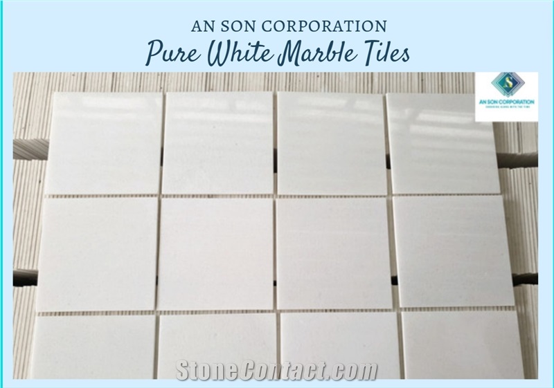 Hot Sale In January Pure White Marble Tiles