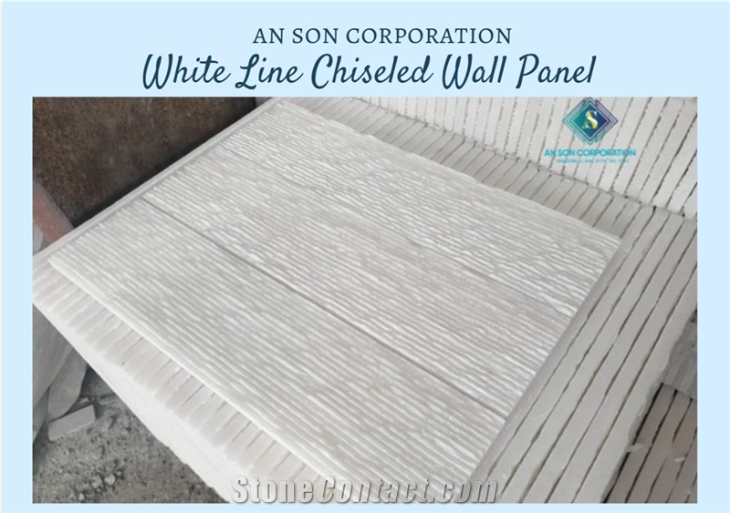 Hot Sale In January White Line Chiseled Wall Panel