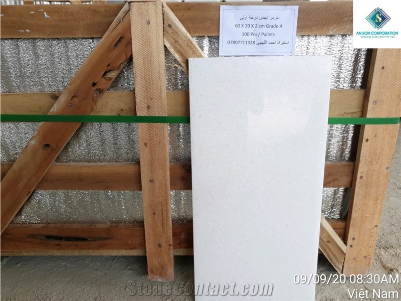 Top Quality Pure White Marble Tiles