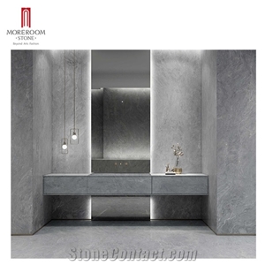 6Mm 1600X3200mm Grey Color Large Format Porcelain Tile