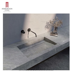 6Mm Grey Color Large Format Porcelain Bathroom Countertop