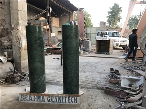 Green Marble Column Pillar, Architectural Column, Hollow Column