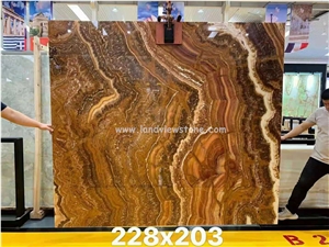 Blacklit Tiger Onyx Slabs Red Onyx