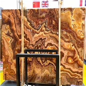 Red Onyx Tiger Onyx Slabs