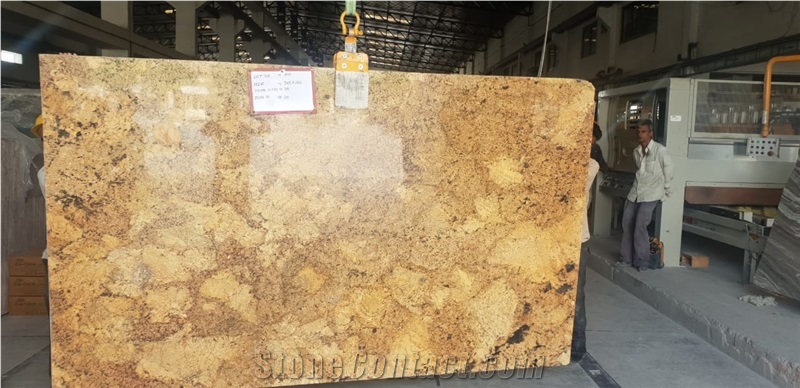 Imperial Gold Granite Slabs From India