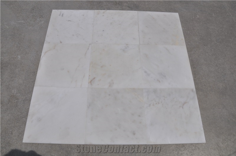 Marmara White Marble Polished Tiles