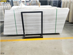 Chenille White Marble Wooden Veins Athens Serpeggiante Slab