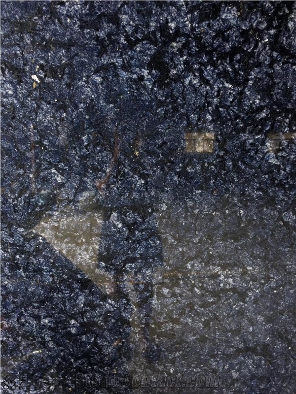 Peacock Blue Granite Slab Wall Tile In China Stone Market