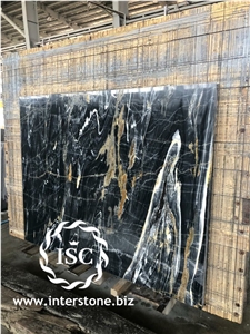 Black & Gold And Abstract Golden Marble