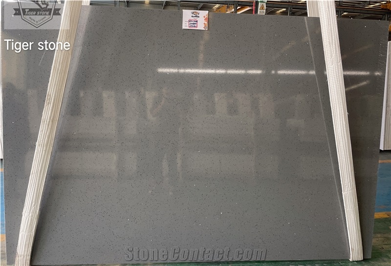 Grey Sparkle Engineered Artificial Marble