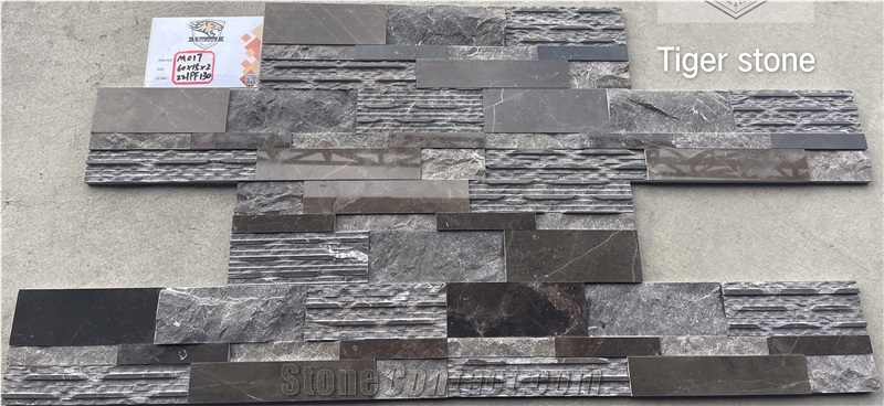 Coffe Brown Stacked Stone