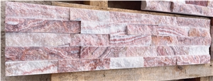Espacato Dragon Red Marble Feature Wall Panel,Stacked Stone Veneer