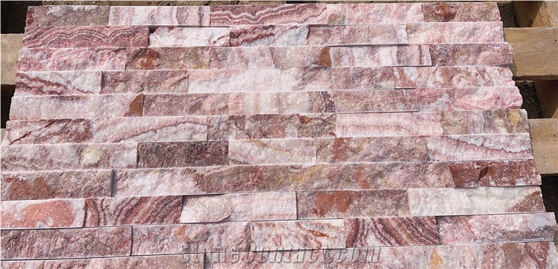 Espacato Dragon Red Marble Feature Wall Panel,Stacked Stone Veneer