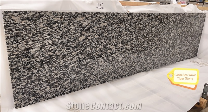 G408 Gris Ola - Sea Wave Granite Kitchen Countertop