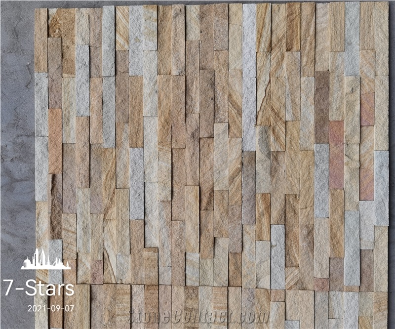 Wood-Sandstone Espacato Wall Cladding Panels,Wall Cladding Veneer