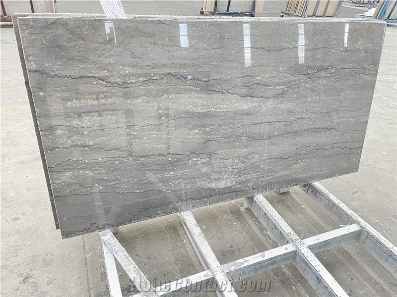 Grey Marble Composite Ceramic Backed Tile For Wall Or Floor