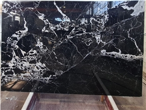 GRAND ANTIQUE Black Marble Tile Bathroom Wall And Floor