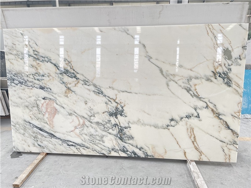 Landscape Painting Marble For Wall Background