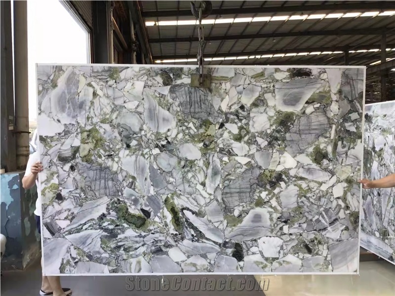 Cold Jade Marble Chinese Verde Green Slab