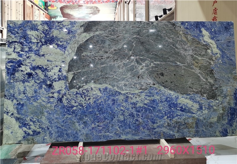 Natural Sodalite Blue Quartzite Slabs
